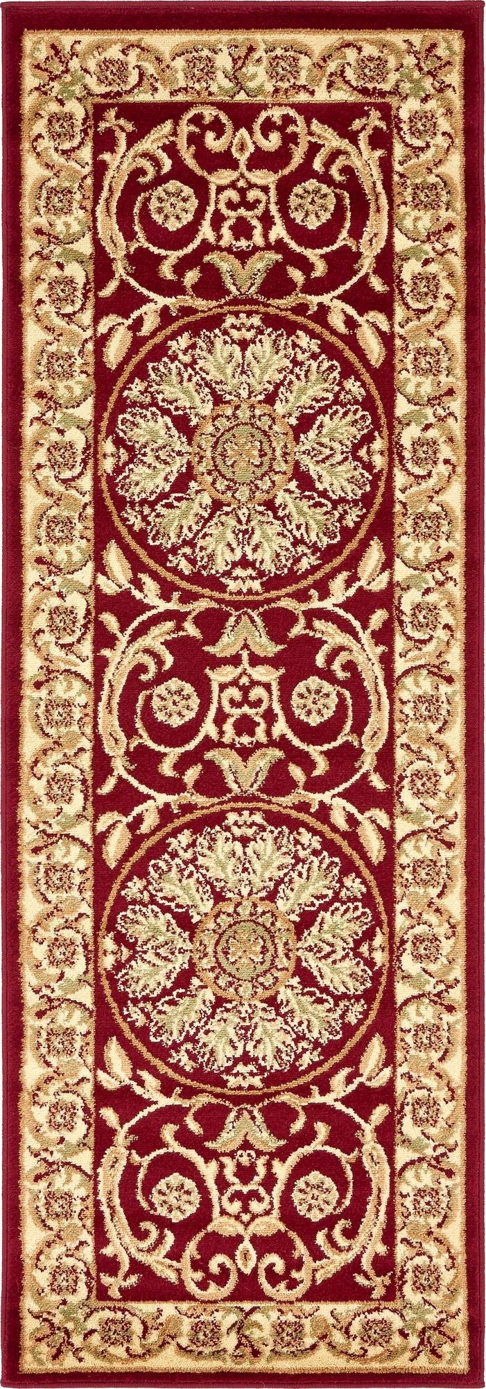 2' x 6' Classic Aubusson Runner Rug