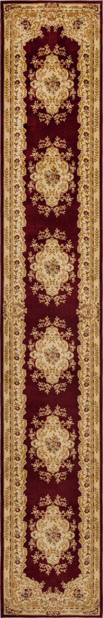 3' x 19' 8 Classic Aubusson Runner Rug
