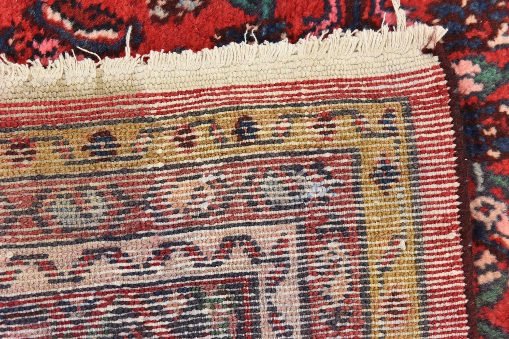 3' 6 x 10' 3 Hand Knotted Darjazin Persian Wool Runner Rug