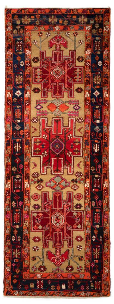 4' 1 x 10' Hand Knotted Darjazin Persian Wool Runner Rug
