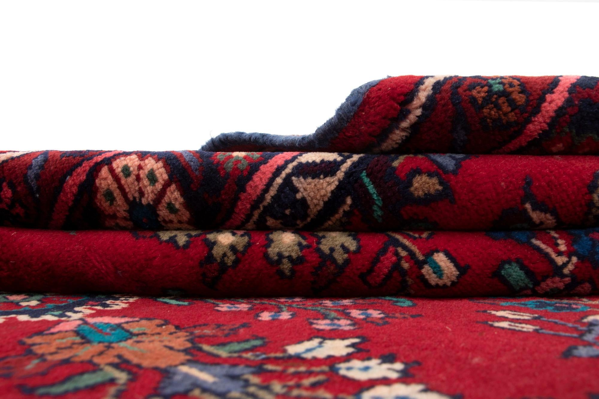 3' 10 x 13' 8 Hand Knotted Darjazin Persian Wool Runner Rug