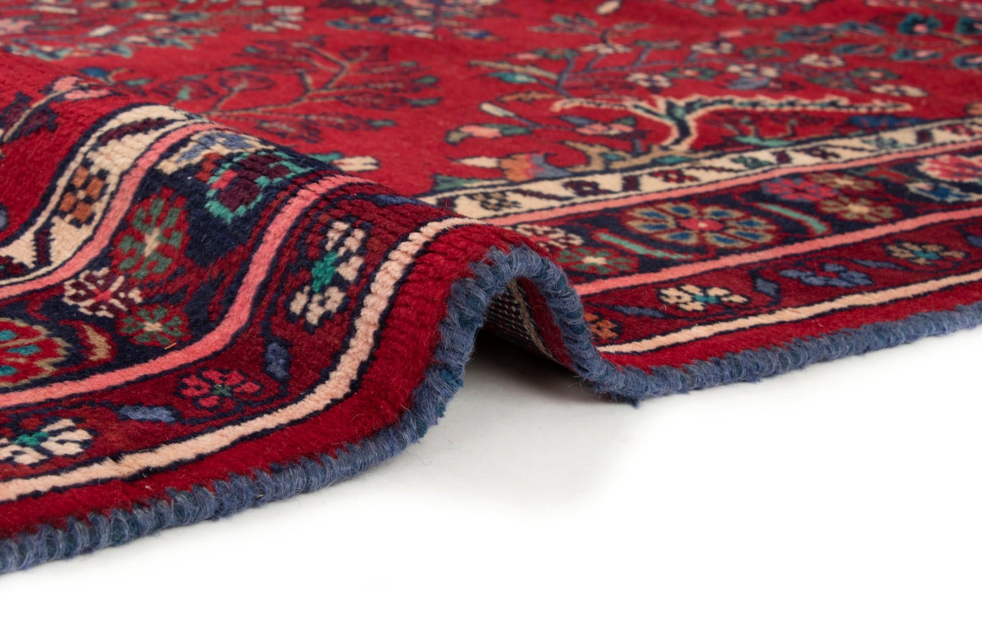 3' 10 x 13' 8 Hand Knotted Darjazin Persian Wool Runner Rug