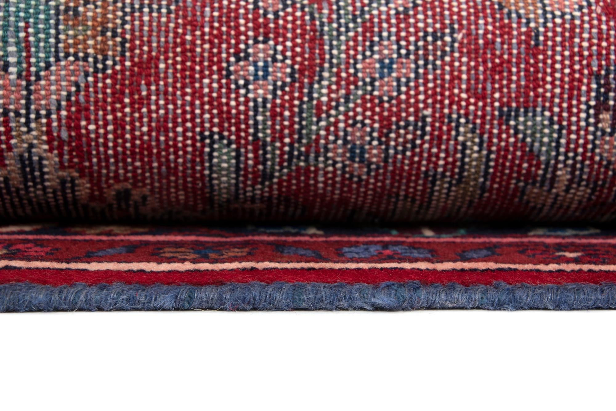 3' 10 x 13' 8 Hand Knotted Darjazin Persian Wool Runner Rug