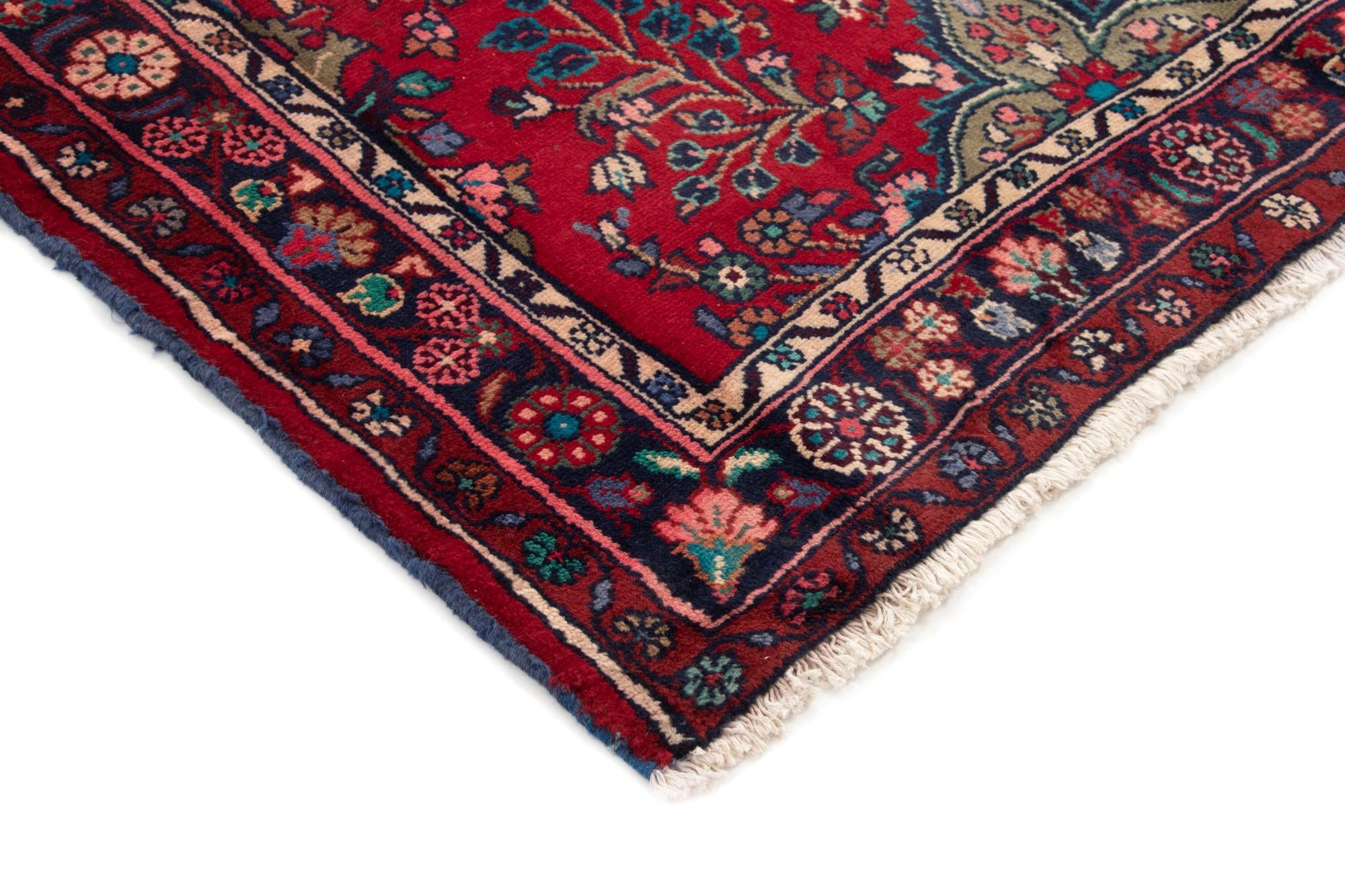 3' 10 x 13' 8 Hand Knotted Darjazin Persian Wool Runner Rug