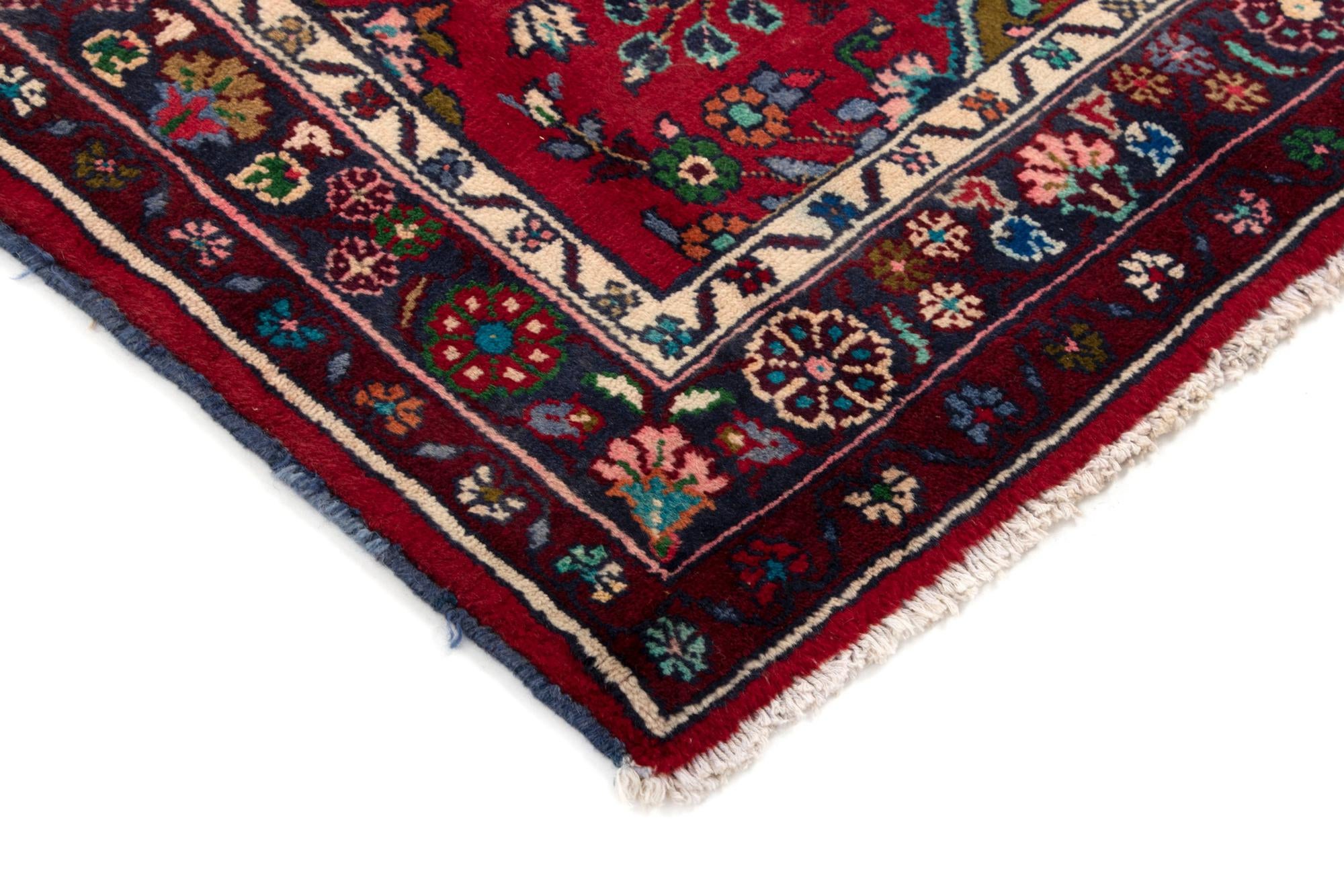 3' 10 x 13' 8 Hand Knotted Darjazin Persian Wool Runner Rug