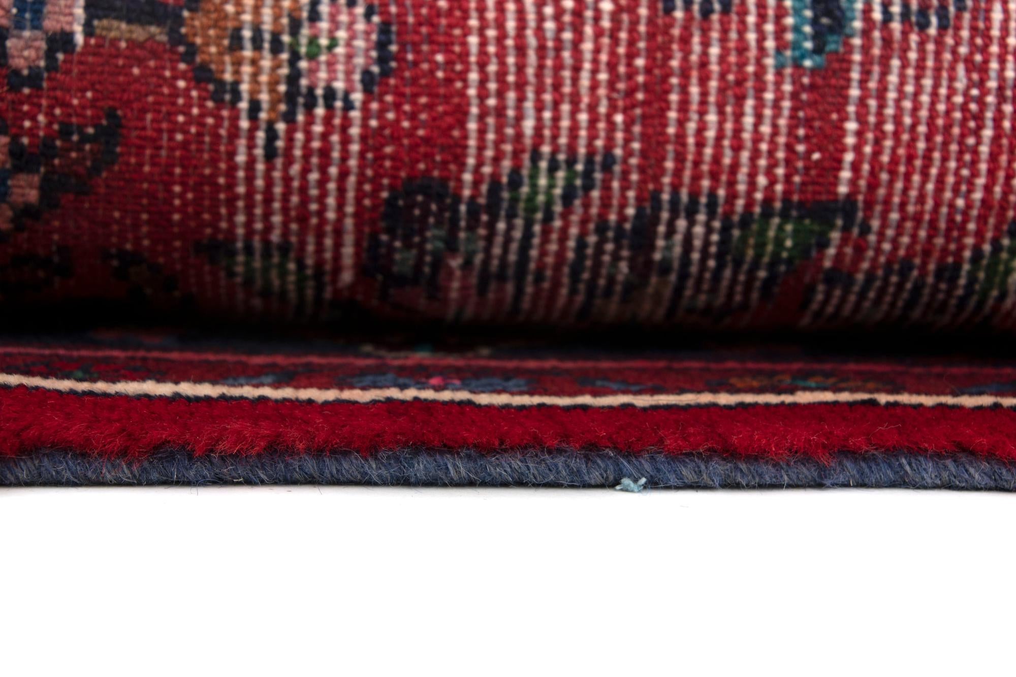 3' 10 x 13' 8 Hand Knotted Darjazin Persian Wool Runner Rug