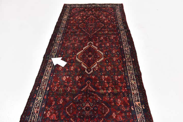 4' 2 x 10' Hand Knotted Darjazin Persian Wool Runner Rug