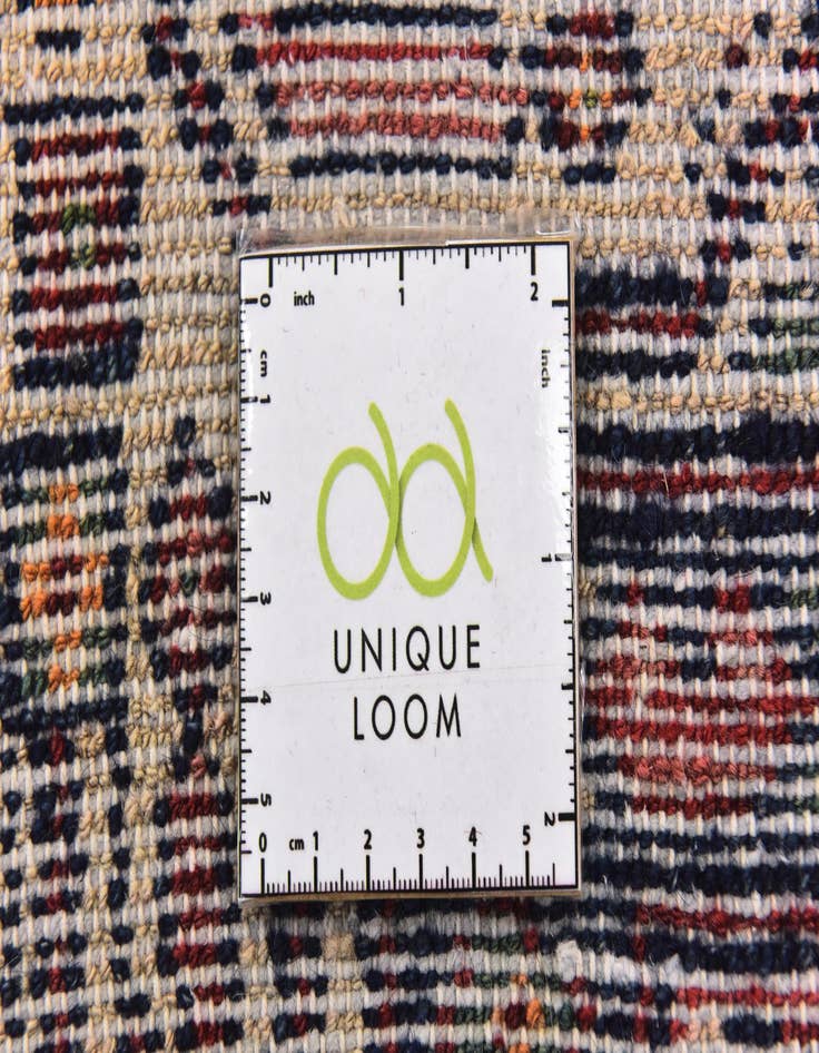 Detail image of 4' 2 x 10'  Hand Knotted Darjazin Persian Wool Runner Rug