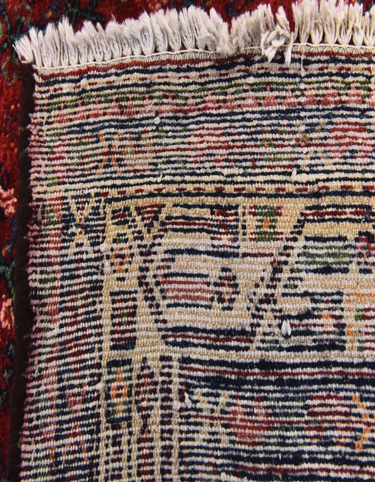 Detail image of 4' 2 x 10'  Hand Knotted Darjazin Persian Wool Runner Rug