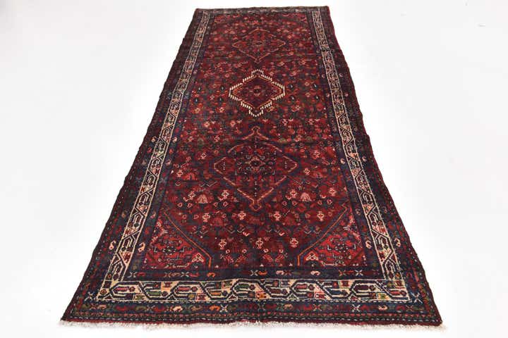 4' 2 x 10' Hand Knotted Darjazin Persian Wool Runner Rug