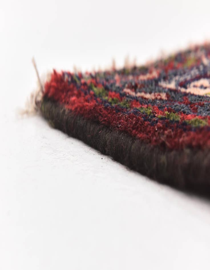 Detail image of 4' 2 x 10'  Hand Knotted Darjazin Persian Wool Runner Rug