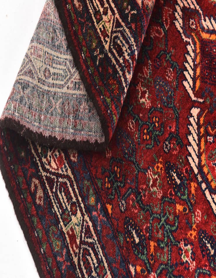 Detail image of 4' 2 x 10'  Hand Knotted Darjazin Persian Wool Runner Rug