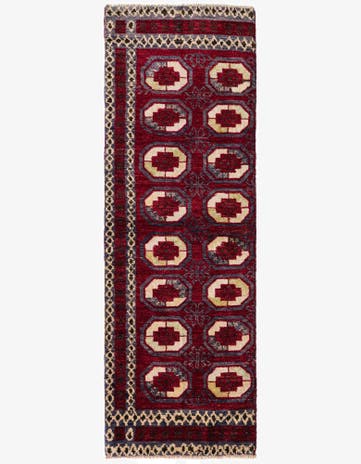 2' 7 x 7' 10 Hand Knotted Darya Wool Runner Rug
