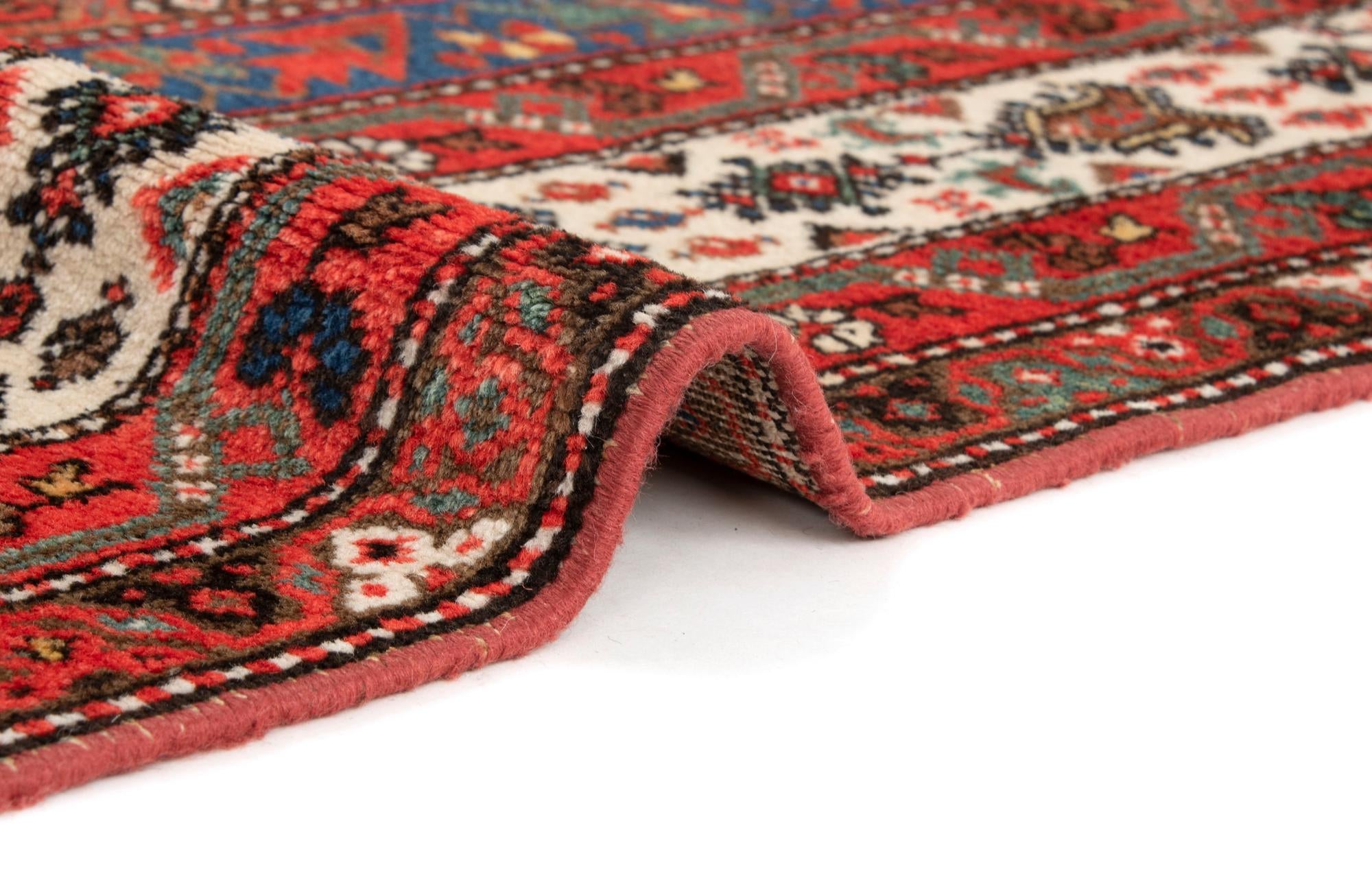 6' 6 x 16' 6 Hand Knotted Endjalas Persian Wool Runner Rug