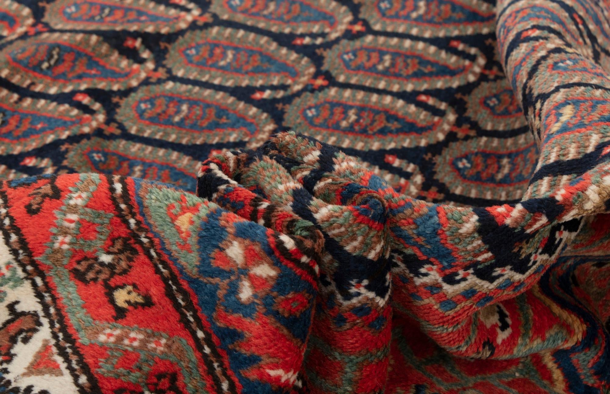 6' 6 x 16' 6 Hand Knotted Endjalas Persian Wool Runner Rug