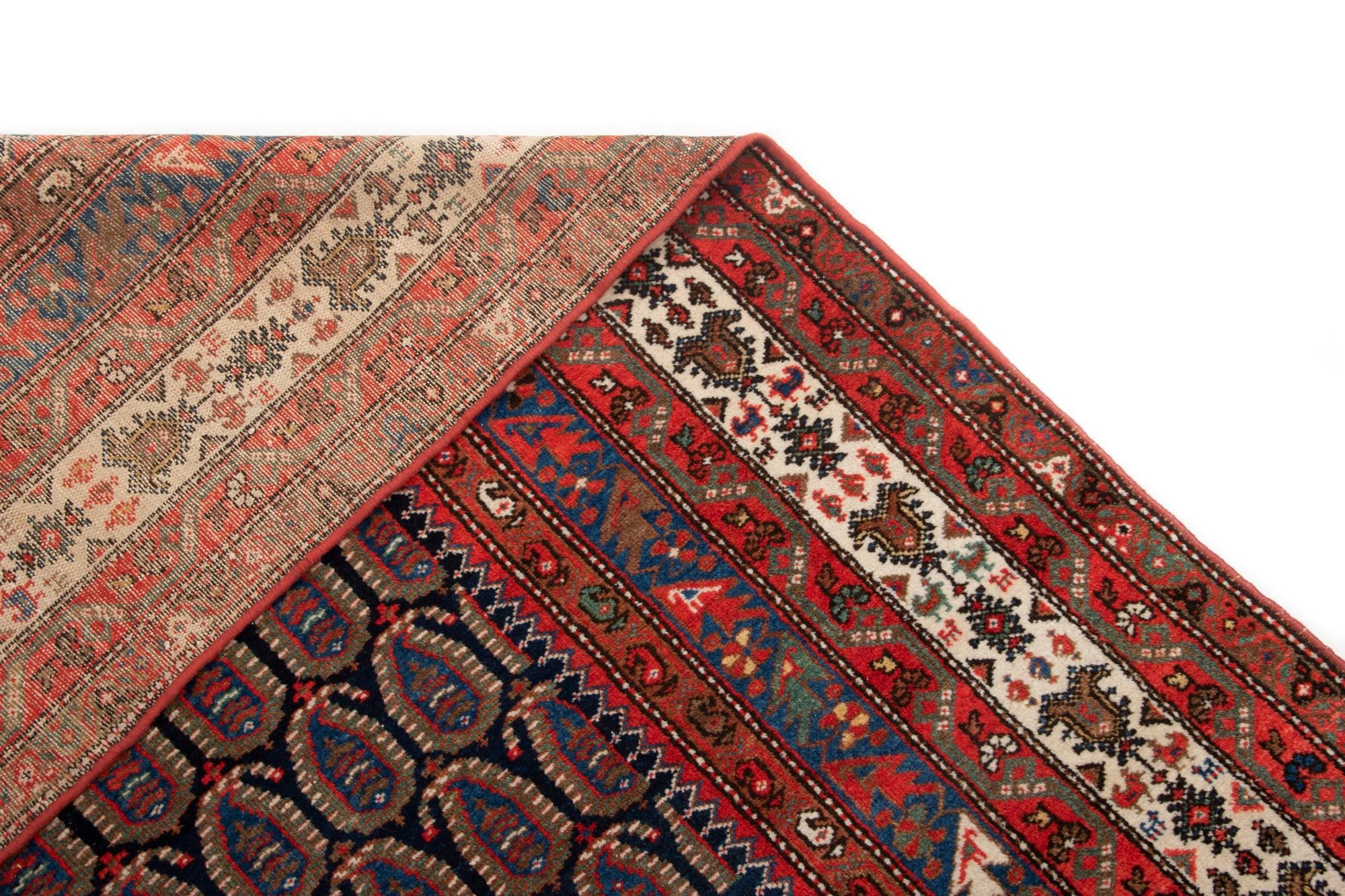 6' 6 x 16' 6 Hand Knotted Endjalas Persian Wool Runner Rug