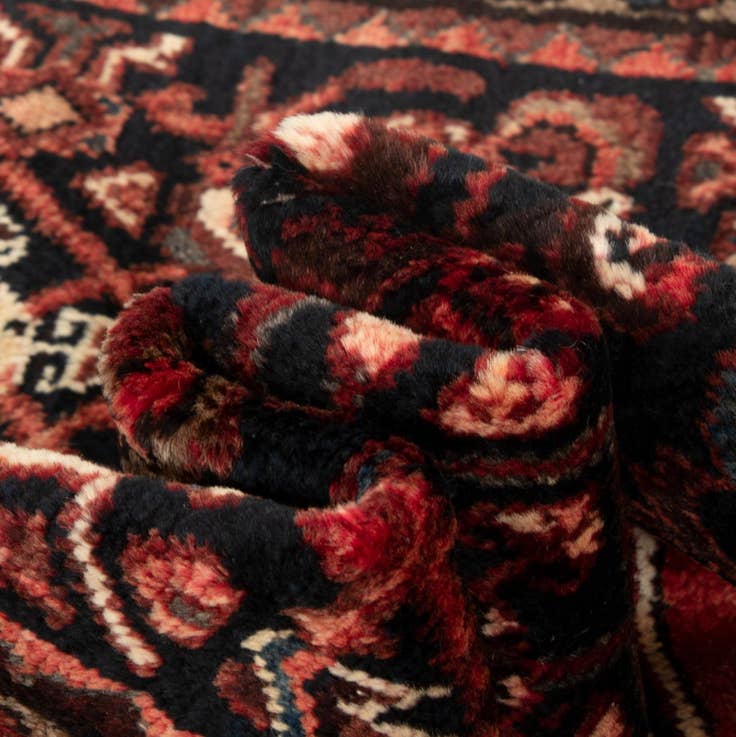 Detail image of 3' 4 x 10' 5 Hand Knotted Endjalas Persian Wool Runner Rug