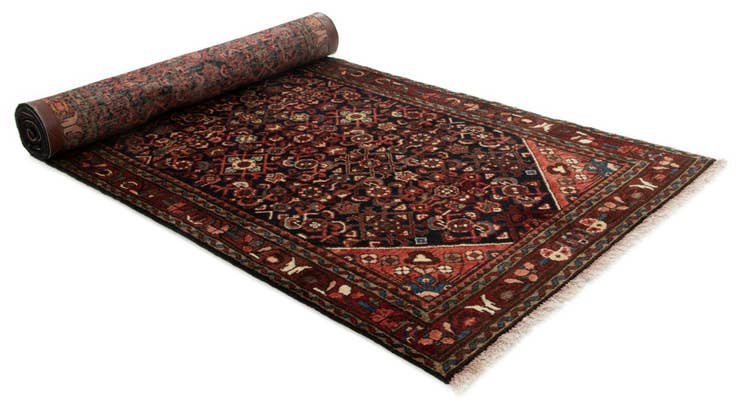 Detail image of 3' 4 x 10' 5 Hand Knotted Endjalas Persian Wool Runner Rug