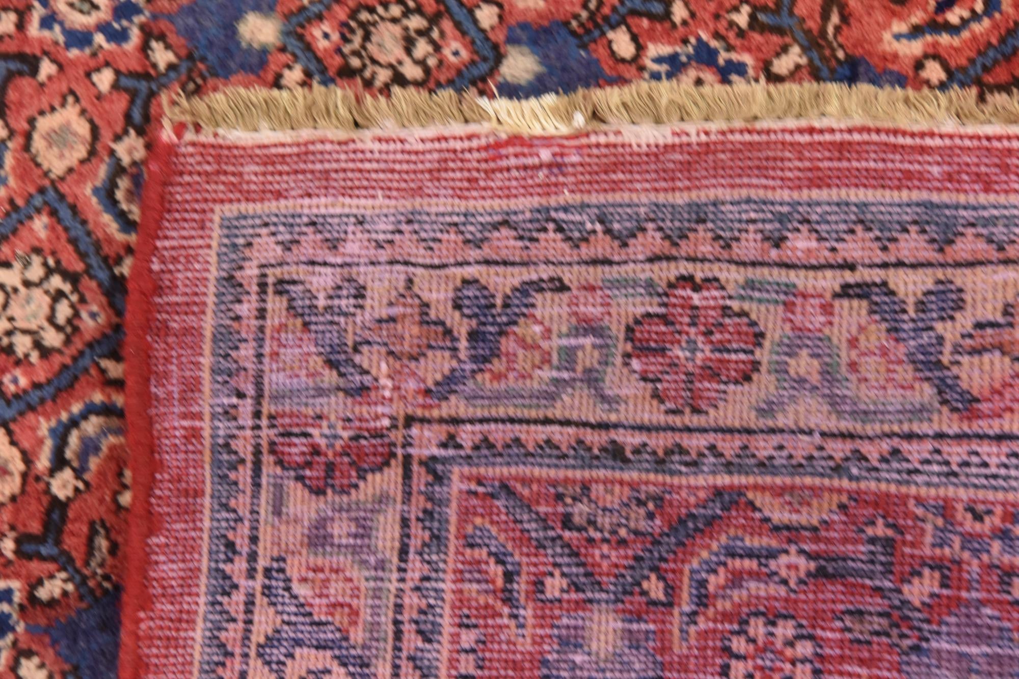 3' 6 x 10' Hand Knotted Farahan Persian Wool Runner Rug