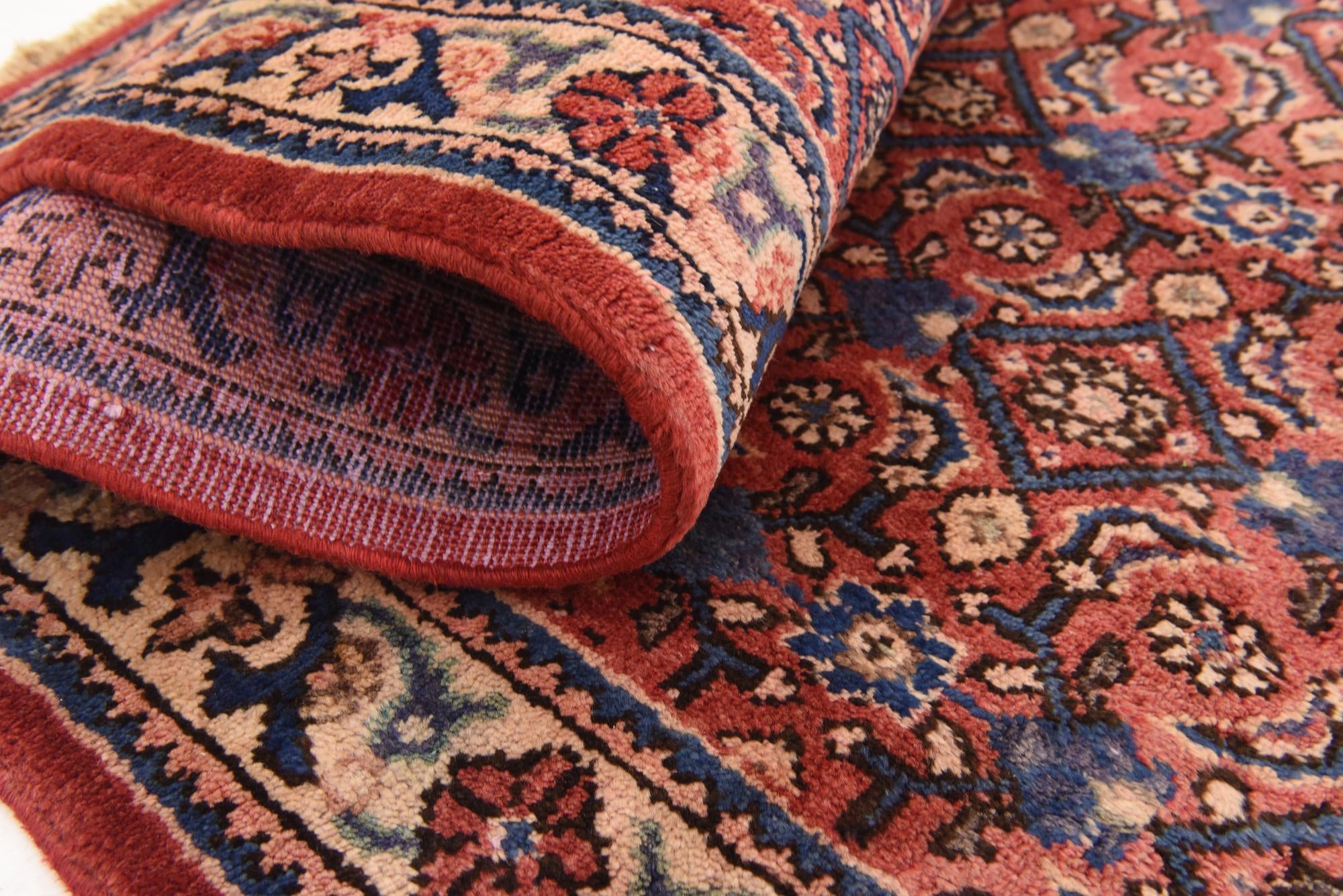 3' 6 x 10' Hand Knotted Farahan Persian Wool Runner Rug