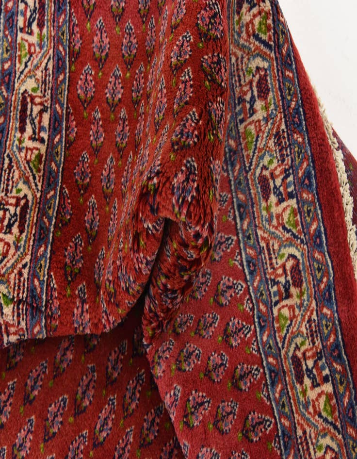 Detail image of 3' 10 x 10'  Hand Knotted Farahan Persian Wool Runner Rug