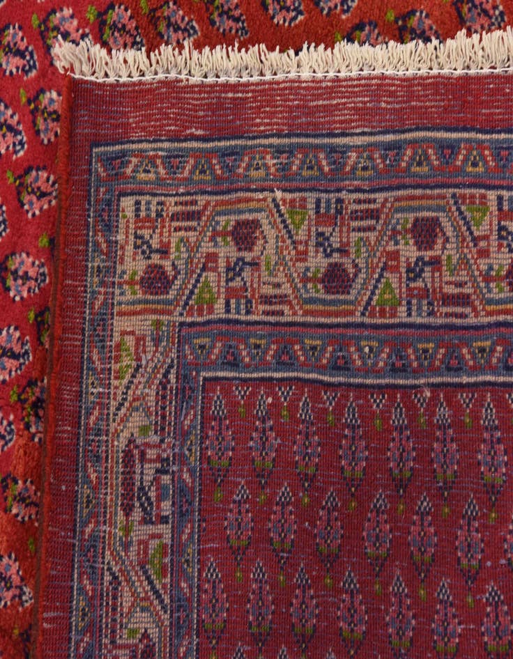 Detail image of 3' 10 x 10'  Hand Knotted Farahan Persian Wool Runner Rug