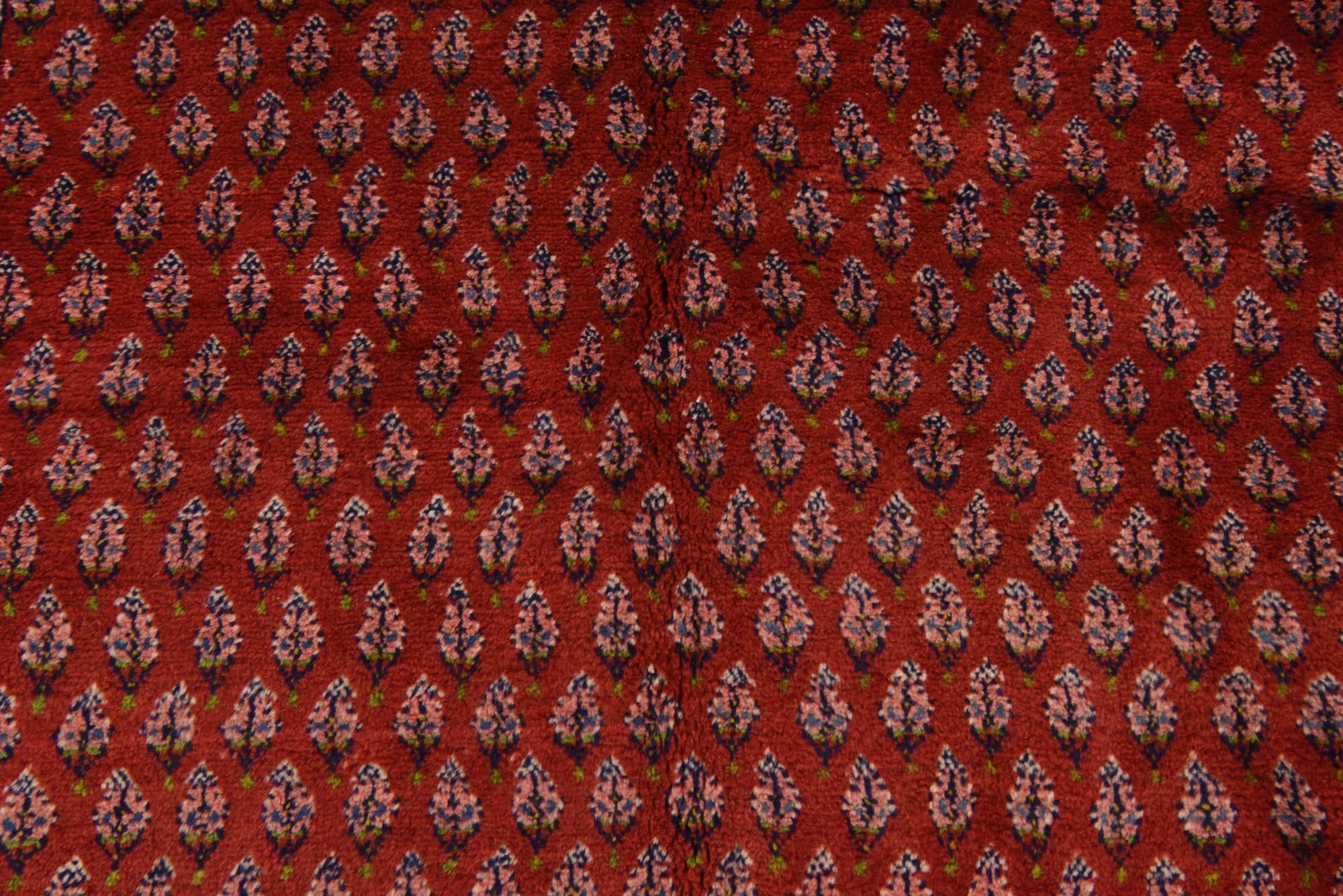 3' 10 x 10' Hand Knotted Farahan Persian Wool Runner Rug