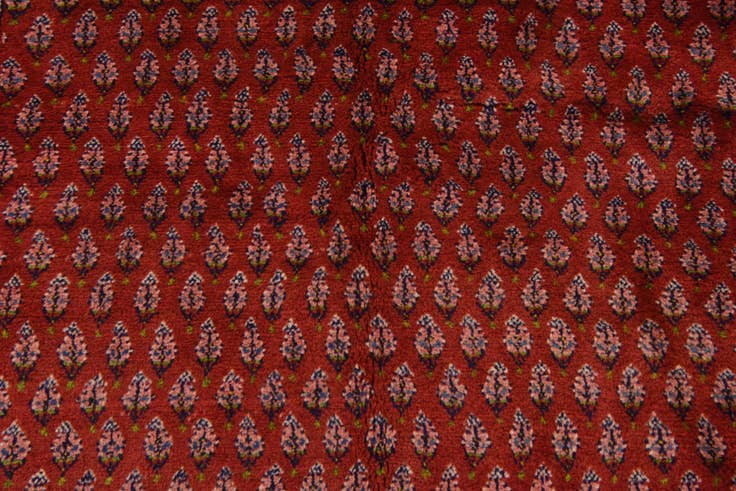 Detail image of 3' 10 x 10' Hand Knotted Farahan Persian Wool Runner Rug