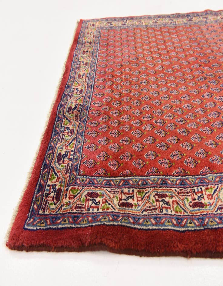 Detail image of 3' 10 x 10'  Hand Knotted Farahan Persian Wool Runner Rug