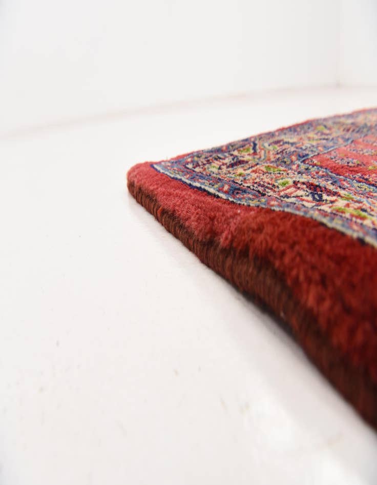 Detail image of 3' 10 x 10'  Hand Knotted Farahan Persian Wool Runner Rug