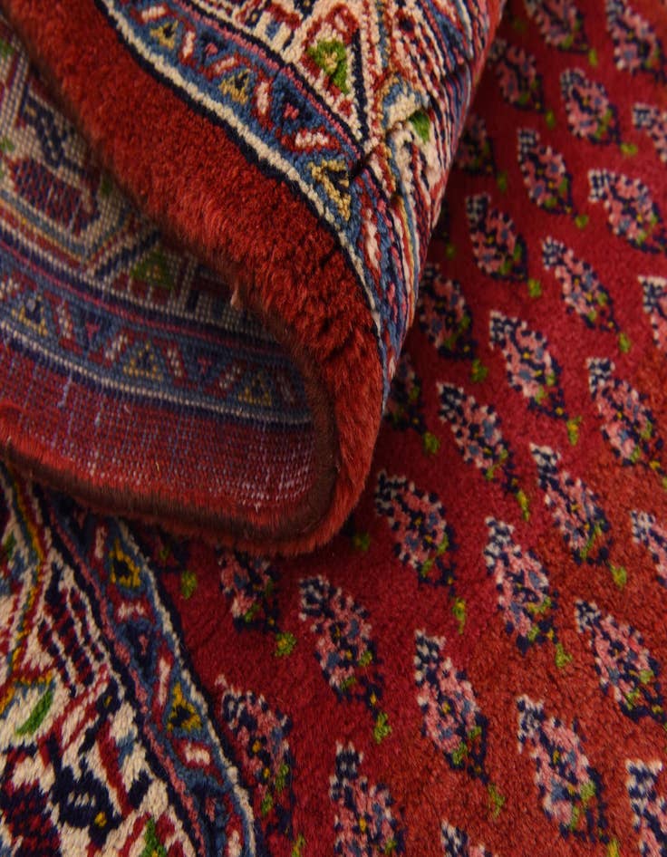 Detail image of 3' 10 x 10'  Hand Knotted Farahan Persian Wool Runner Rug