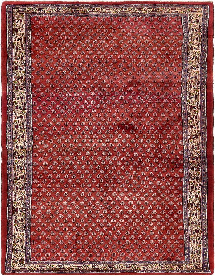 Detail image of 3' 10 x 10' Hand Knotted Farahan Persian Wool Runner Rug