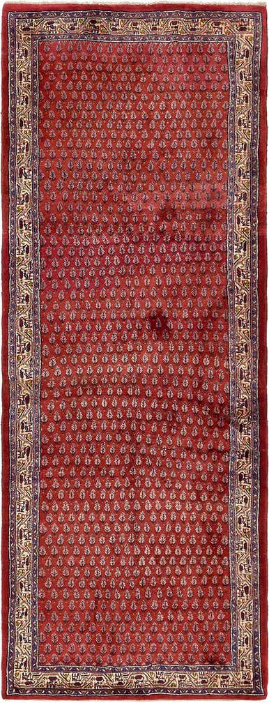 3' 10 x 10' Hand Knotted Farahan Persian Wool Runner Rug