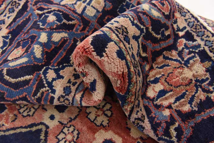 4' 3 x 10' Hand Knotted Farahan Persian Wool Runner Rug