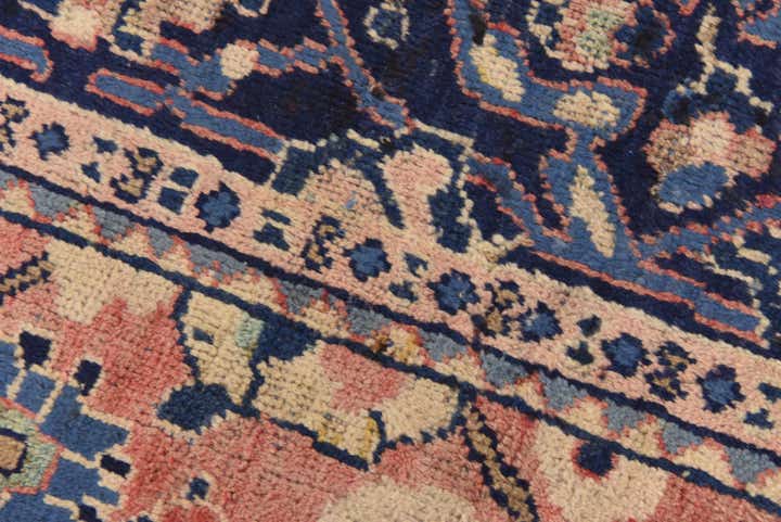4' 3 x 10' Hand Knotted Farahan Persian Wool Runner Rug