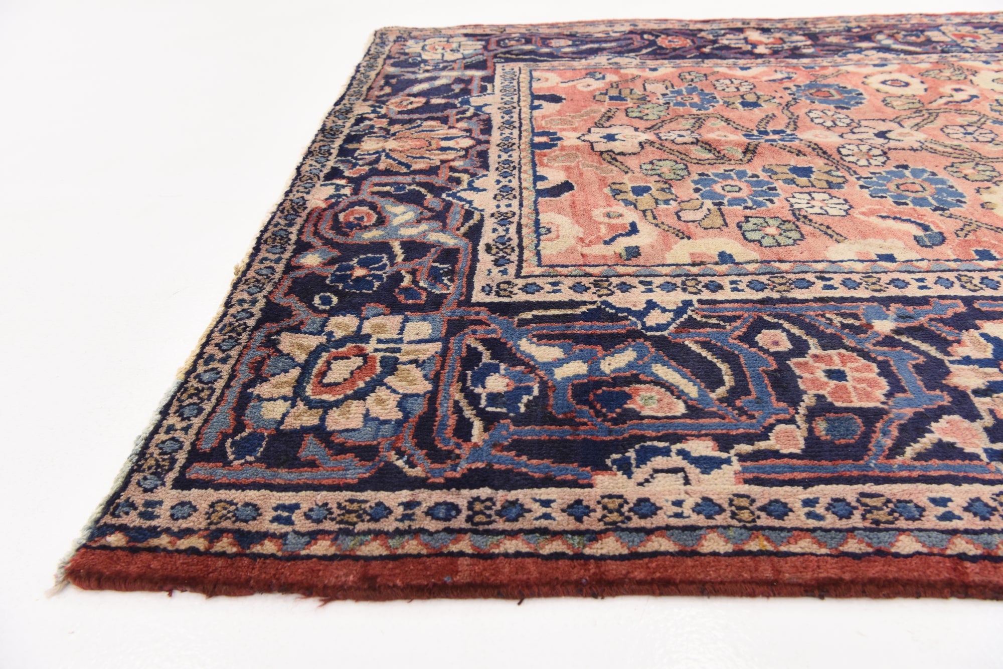 4' 3 x 10' Hand Knotted Farahan Persian Wool Runner Rug