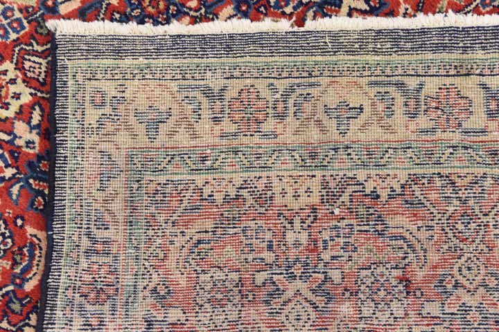 3' 8 x 10' 6 Hand Knotted Farahan Persian Wool Runner Rug