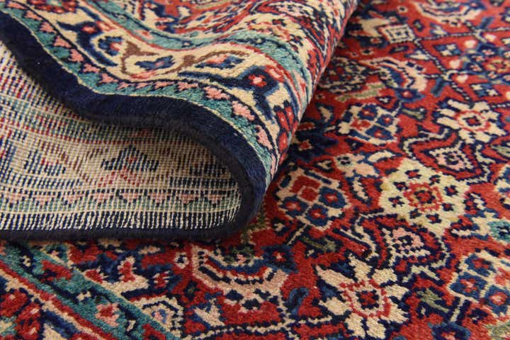 3' 8 x 10' 6 Hand Knotted Farahan Persian Wool Runner Rug