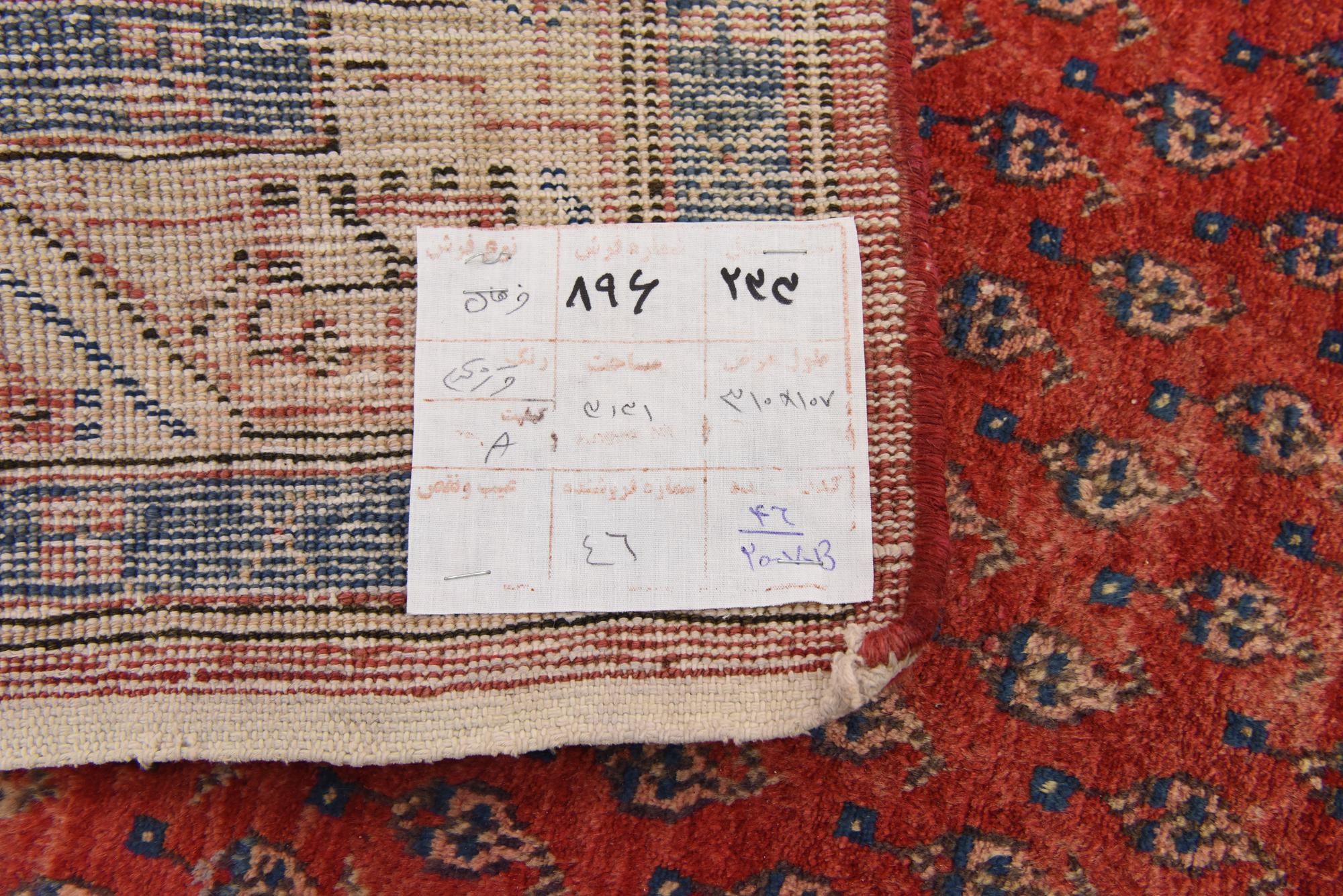 3' 7 x 10' 3 Hand Knotted Farahan Persian Wool Runner Rug