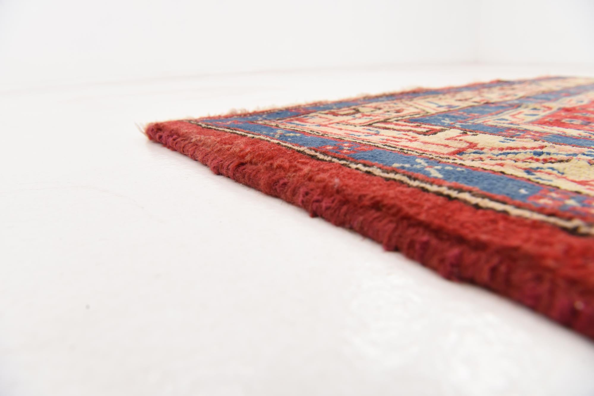 3' 7 x 10' 3 Hand Knotted Farahan Persian Wool Runner Rug