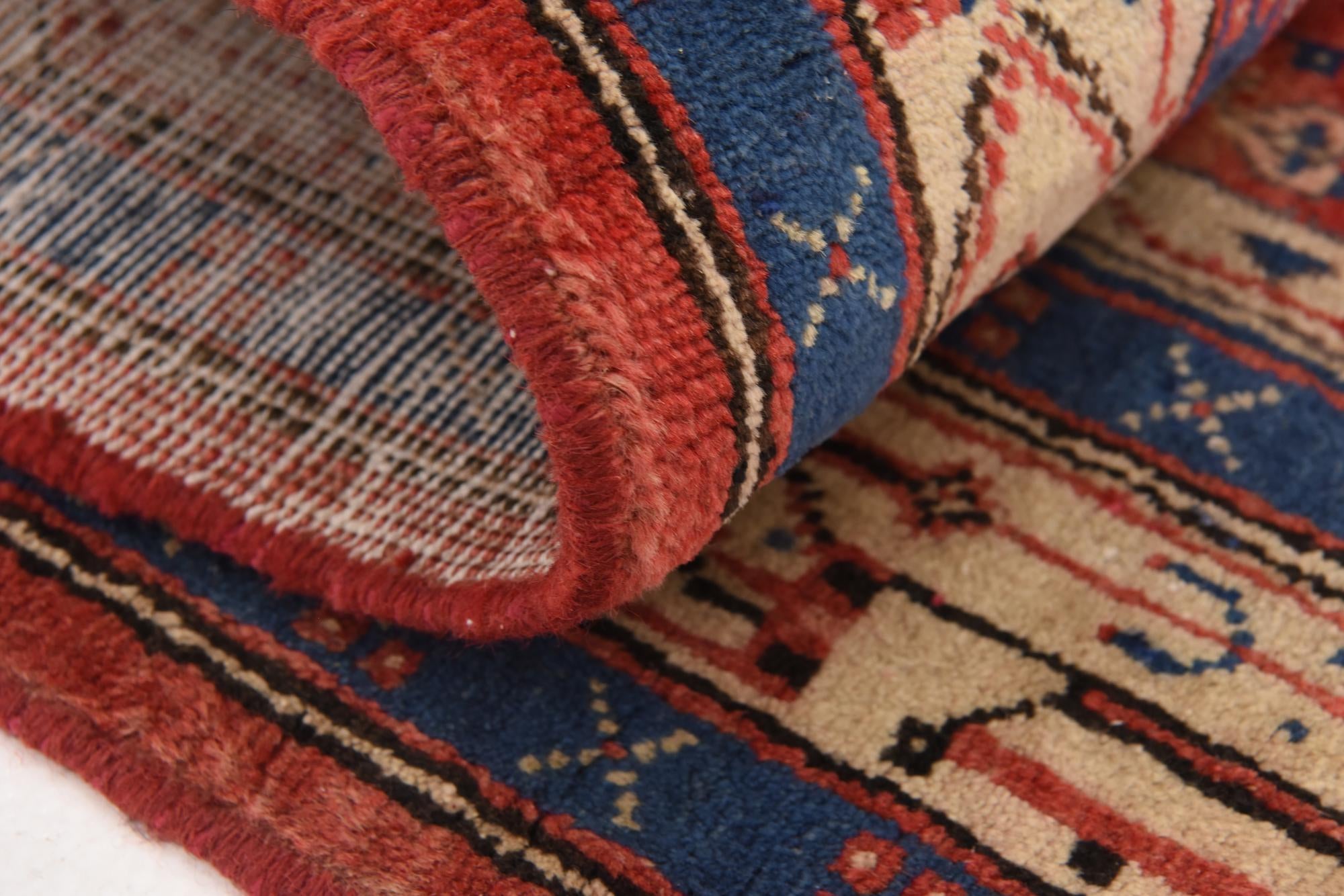 3' 7 x 10' 3 Hand Knotted Farahan Persian Wool Runner Rug