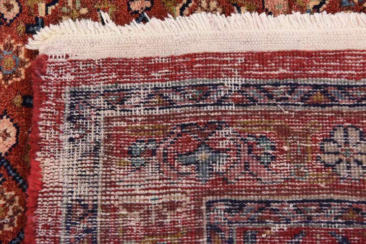 3' 8 x 10' 6 Hand Knotted Farahan Persian Wool Runner Rug