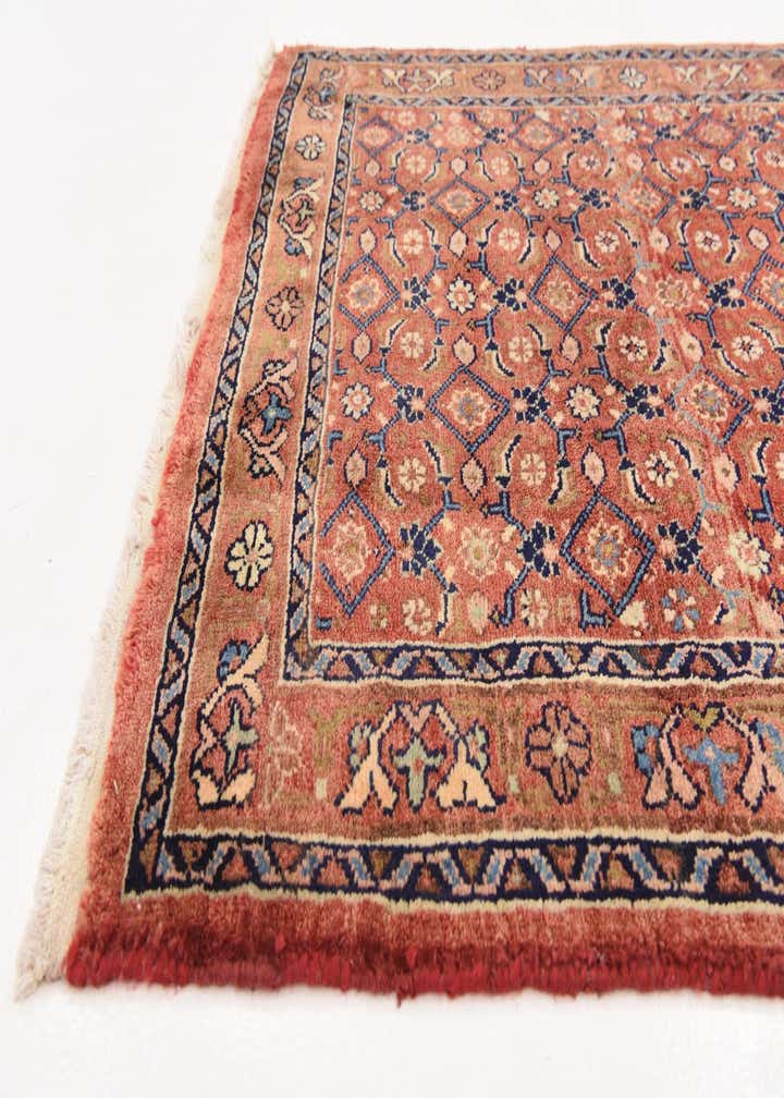 3' 8 x 10' 6 Hand Knotted Farahan Persian Wool Runner Rug