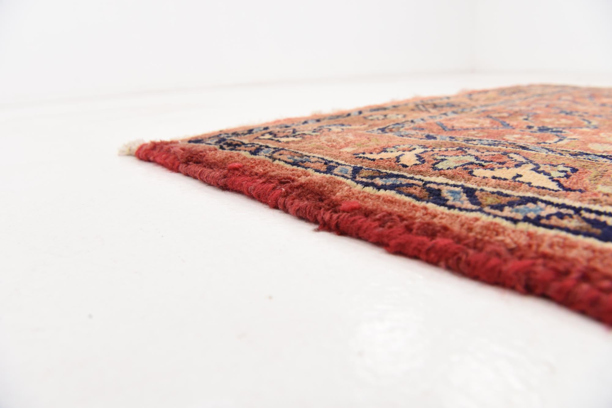 3' 8 x 10' 6 Hand Knotted Farahan Persian Wool Runner Rug