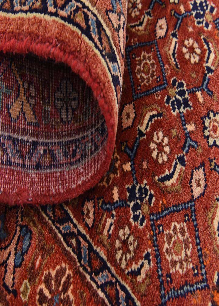 3' 8 x 10' 6 Hand Knotted Farahan Persian Wool Runner Rug