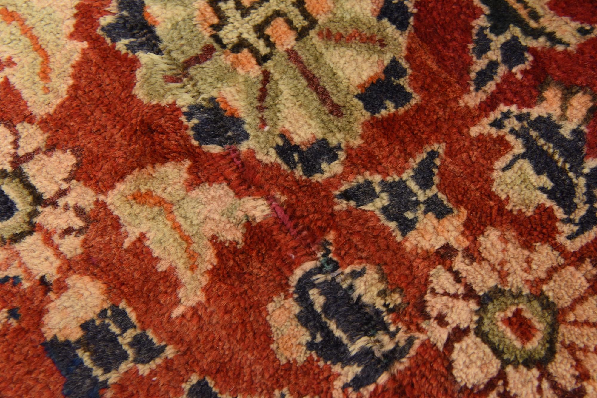 3' 7 x 9' 6 Hand Knotted Farahan Persian Wool Runner Rug