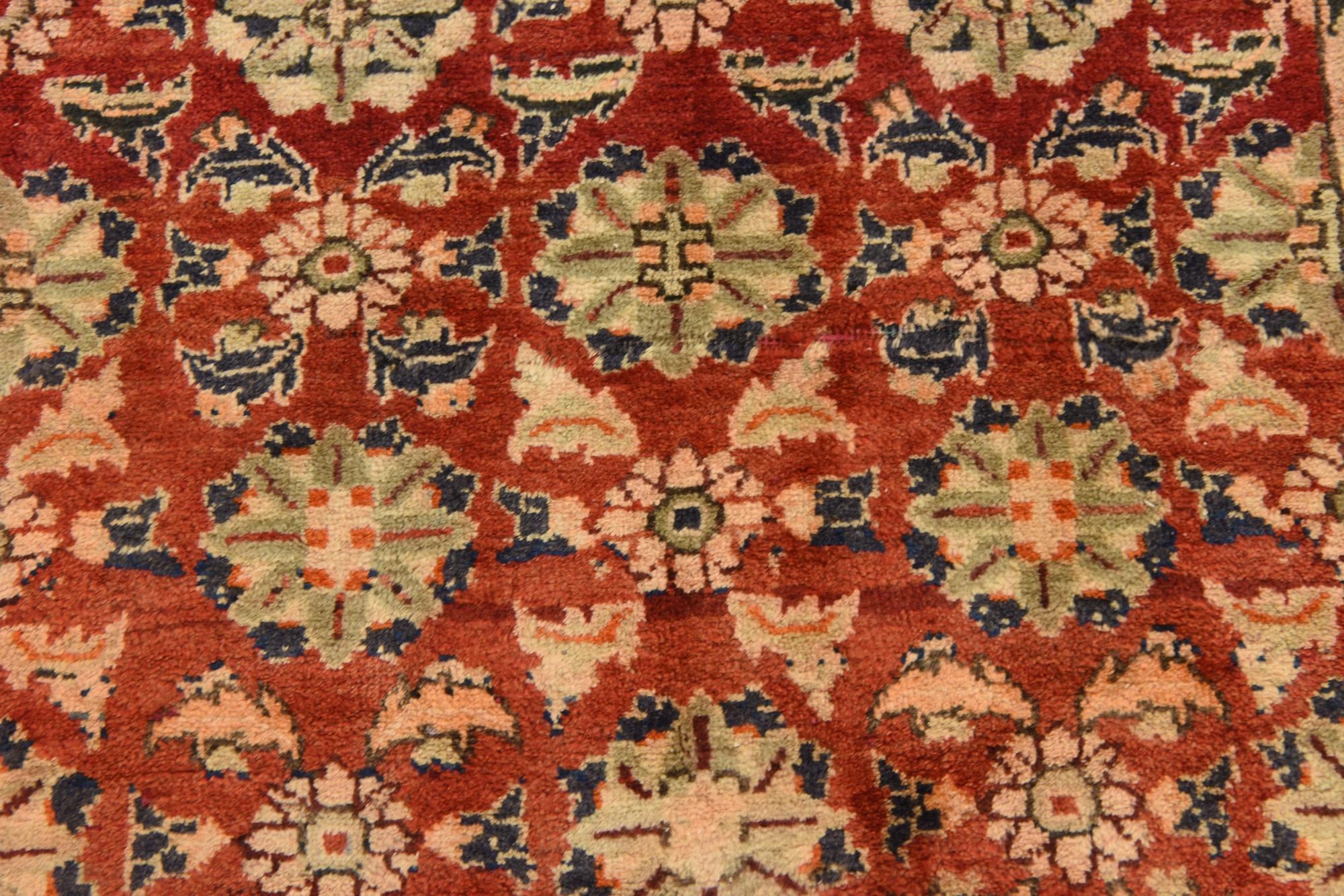 3' 7 x 9' 6 Hand Knotted Farahan Persian Wool Runner Rug