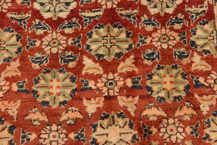 3' 7 x 9' 6 Hand Knotted Farahan Persian Wool Runner Rug