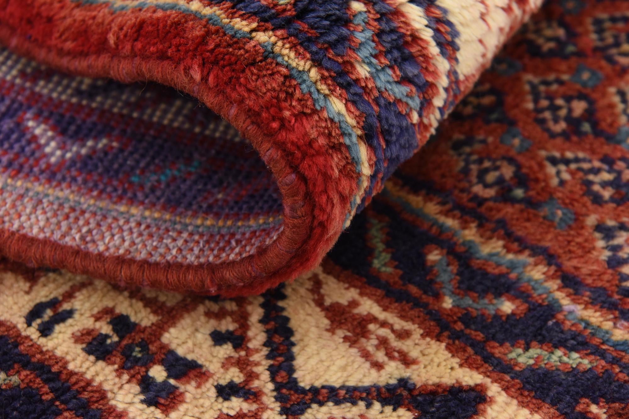 3' 5 x 10' 5 Hand Knotted Farahan Persian Wool Runner Rug