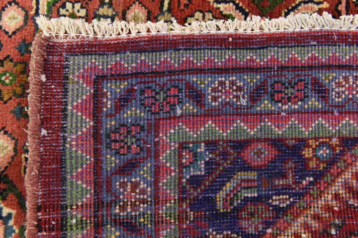 3' 7 x 9' 11 Hand Knotted Farahan Persian Wool Runner Rug